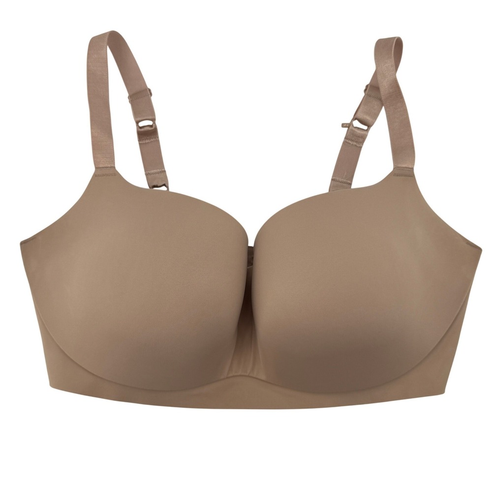 EBY One Piece Contour Bra Nude MDD Seamless Wireless Convertible Stretch Comfy